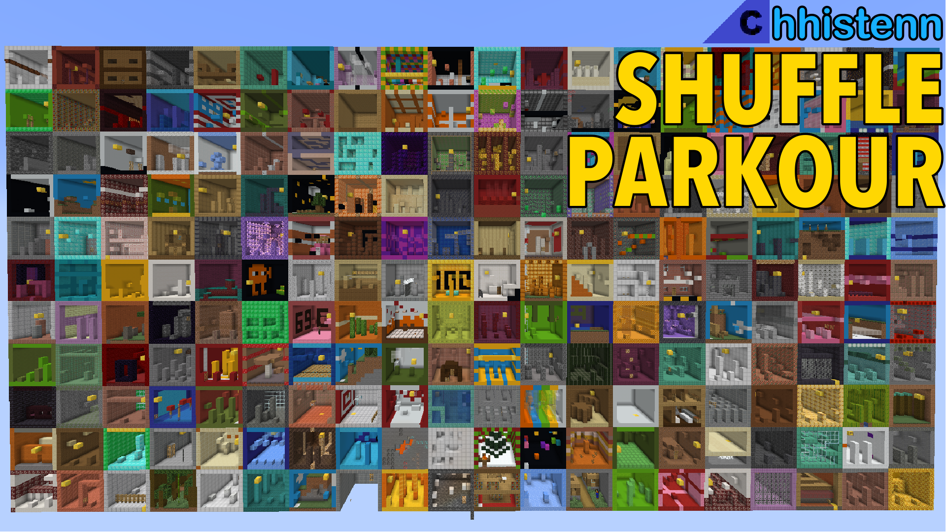 İndir Shuffle Parkour için Minecraft 1.18.1